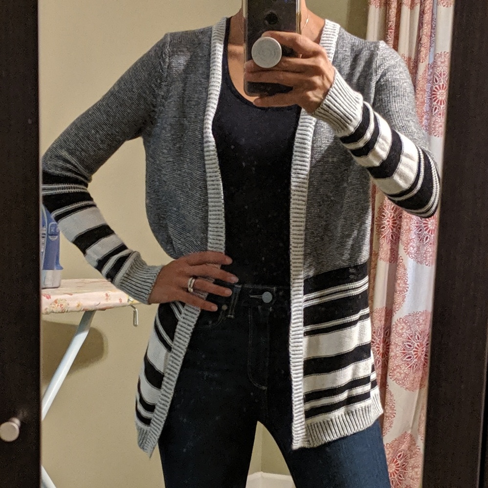Open front cardigan